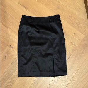 White House Black Market Sleek Black Pencil Skirt